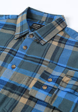 Blue Checks Flannel Shirt