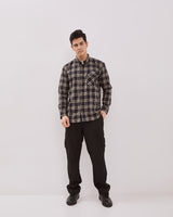 Men's Green Long Sleeve Flannel Shirt
