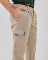 Chinos Detachable Cargo Cream