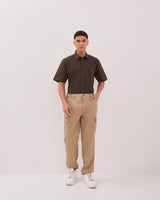 Men's Cream Cargo Pants