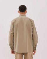 Men's Cream Long Sleeve Shirt