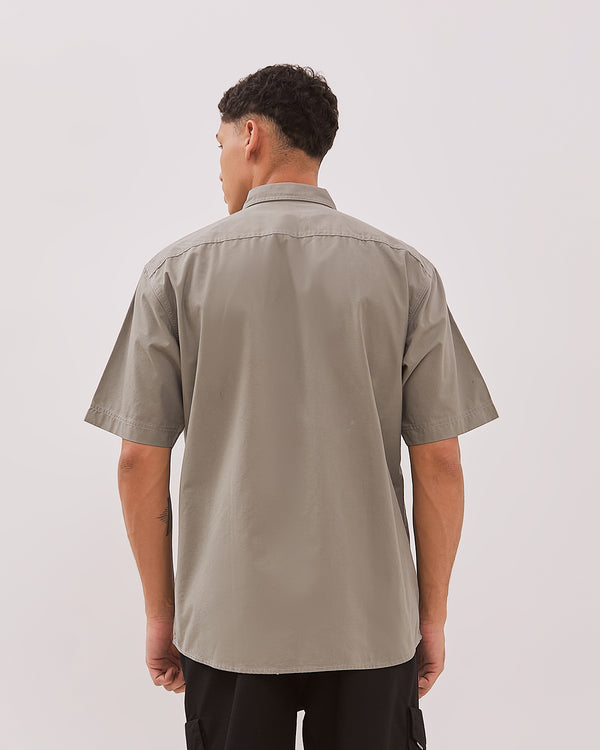 Men's Sage Green Short Sleeve Shirt