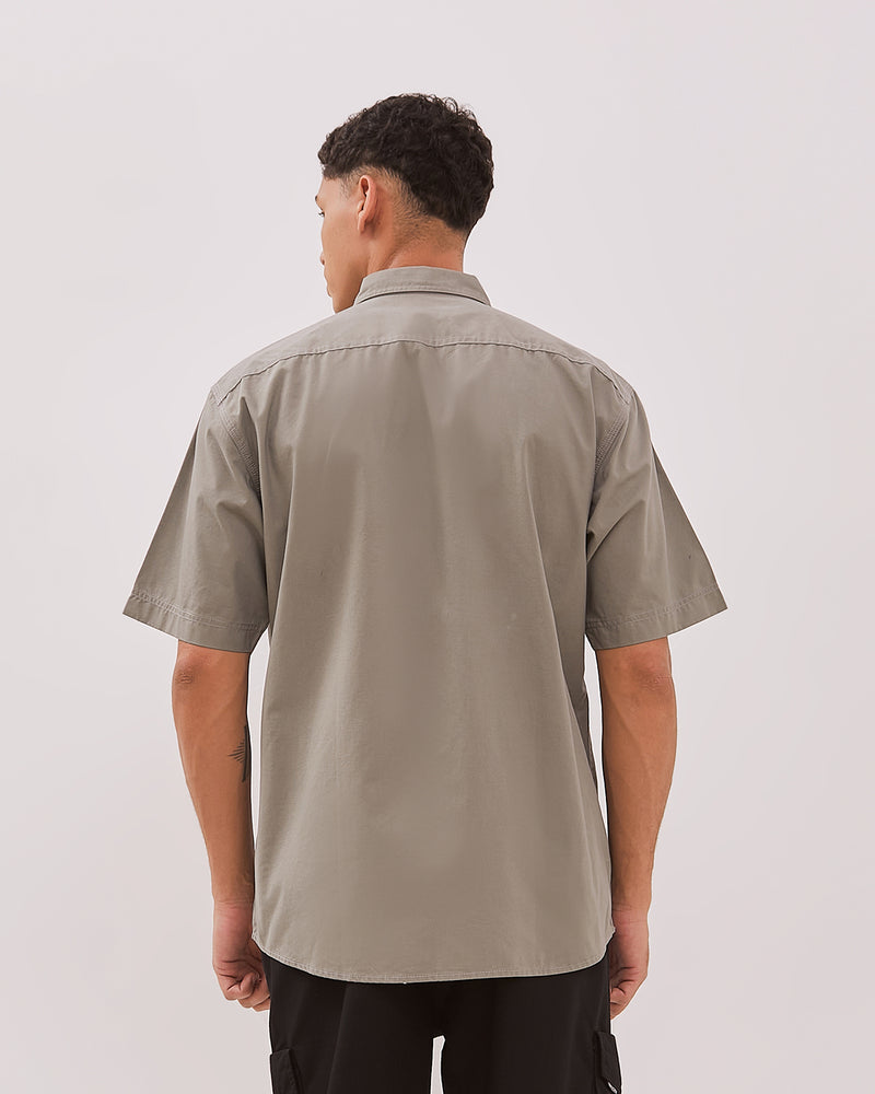 Men's Sage Green Short Sleeve Shirt