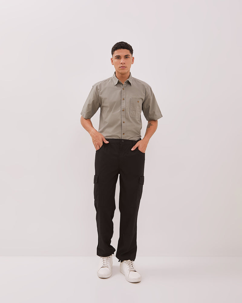 Men's Sage Green Short Sleeve Shirt