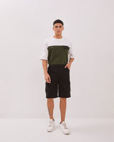 Men's Black Cargo Shorts