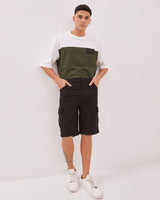 Men's Black Cargo Shorts