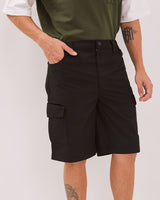 Men's Black Cargo Shorts
