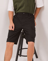 Men's Black Cargo Shorts