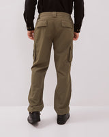 Men's Army Green Chinos Trousers