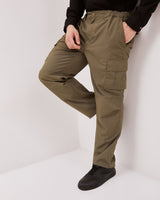 Men's Army Green Chinos Trousers