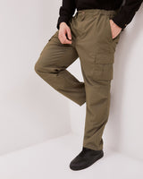 Men's Army Green Chinos Trousers