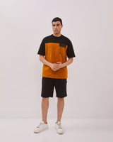 Men's Short Sleeve T-Shirt With Color Combination