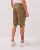 Olive Green Ripstop Cargo Shorts
