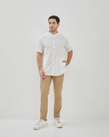 Men's White Long Sleeve Koko Shirt