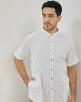 Men's White Long Sleeve Koko Shirt