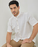 Men's White Long Sleeve Koko Shirt