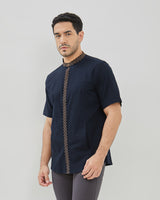 Navy Men's Long Sleeve Koko Shirt