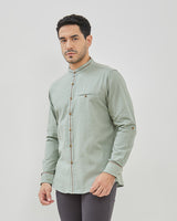 Men's Green Long Sleeve Koko Shirt