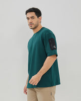 Men's Plain Green Cotton T-Shirt