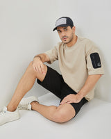 Men's Casual Sport Hat Black Combination