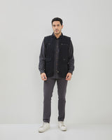 Men's Black Casual Vest