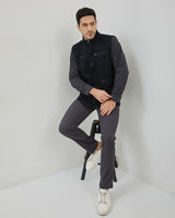 Men's Black Casual Vest