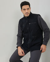 Men's Black Casual Vest
