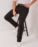 Men's Basic Black Long Pants