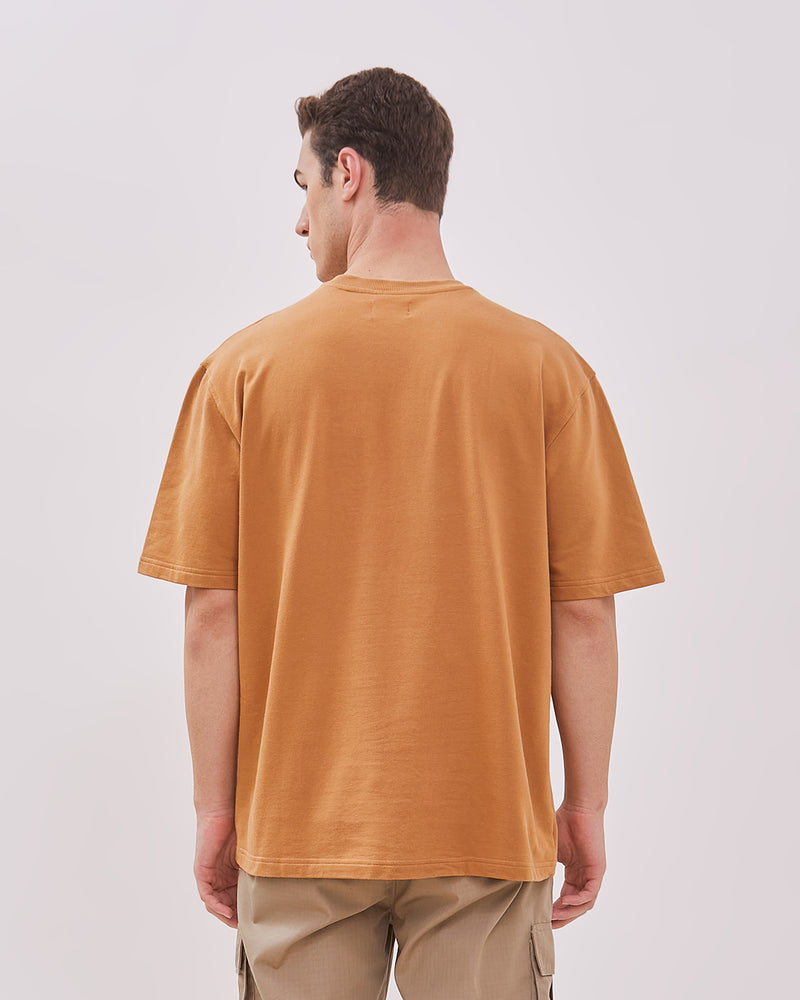 Men's Brown Short Sleeve T-Shirt