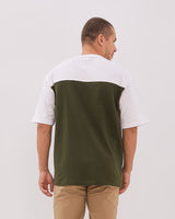 Men's Combination Green Short Sleeve T-Shirt