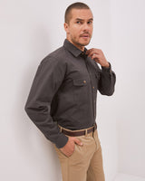 Men's Long Sleeve Gray Shirt