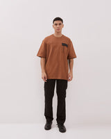 Brown Men's Short Sleeve T-Shirt