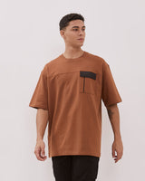Brown Men's Short Sleeve T-Shirt