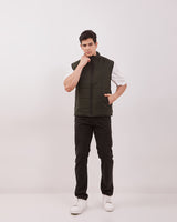 Men's Green Casual Vest
