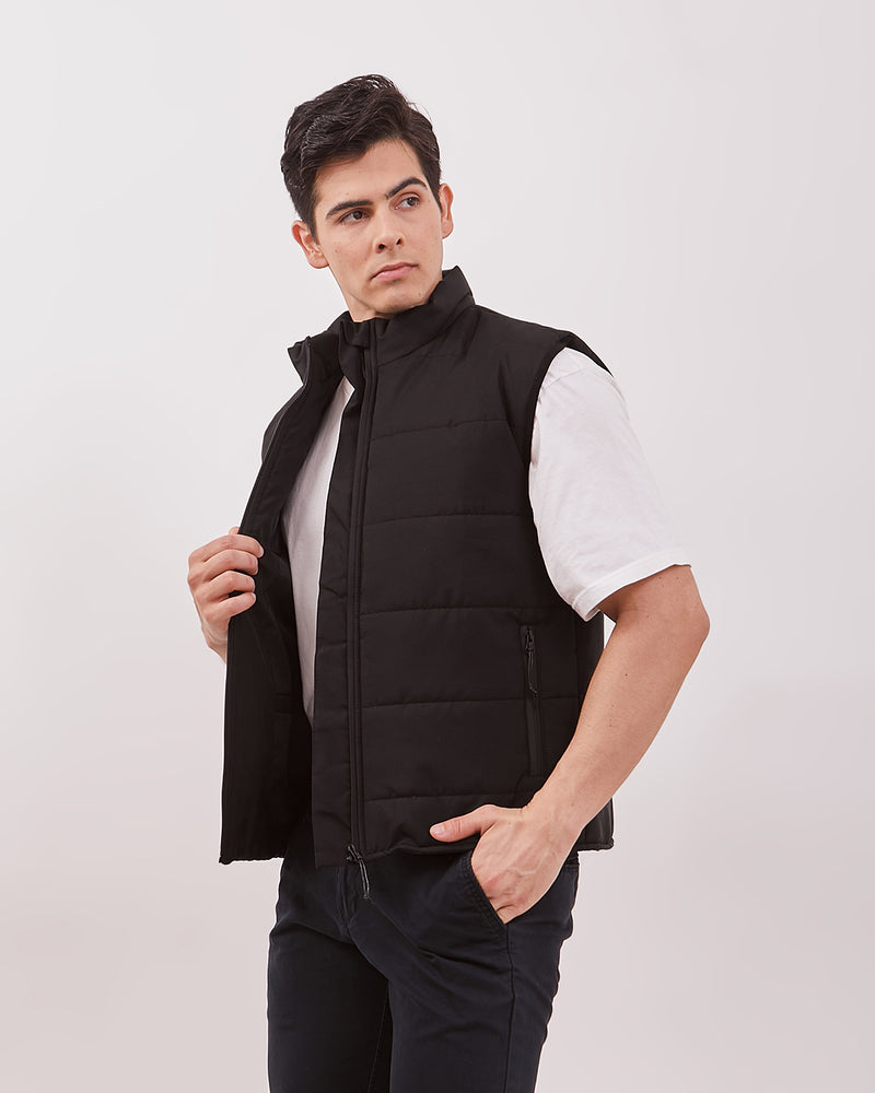 Men's Black Casual Vest