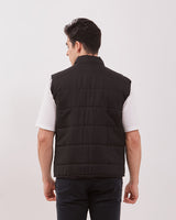 Men's Black Casual Vest