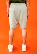 Grey Bermuda With Elastic Band Waist