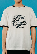 White Artwork Print T-Shirt