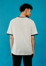 White Artwork Print T-Shirt