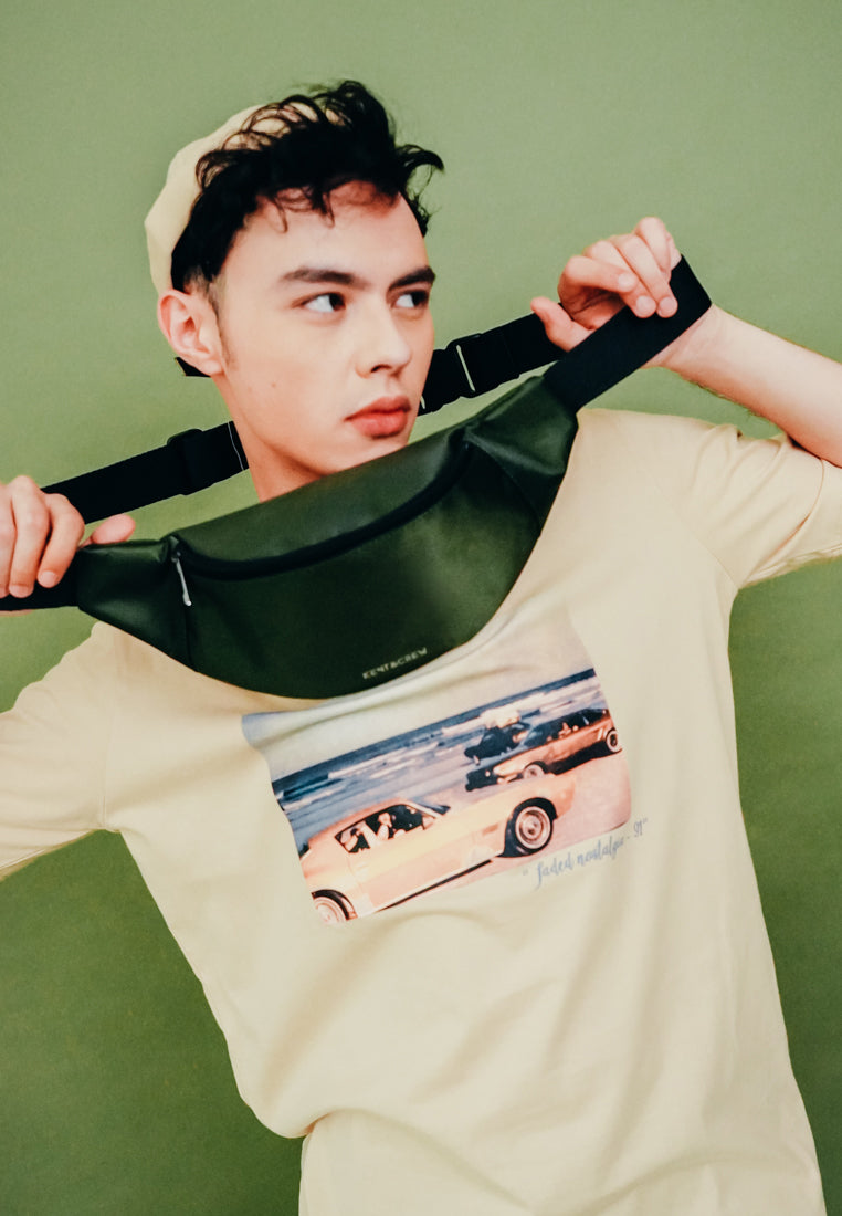 Olive Funny Pack With Print