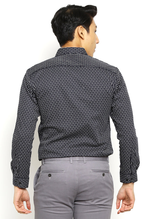 Printed Long Sleeves Slim Fit Shirt