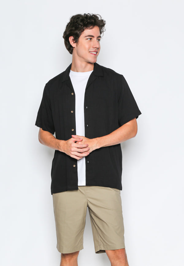 Black Cuban Shirt