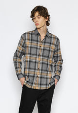 Grey Checks Flannel Shirt
