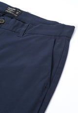 Navy Ankle Chinos Pants