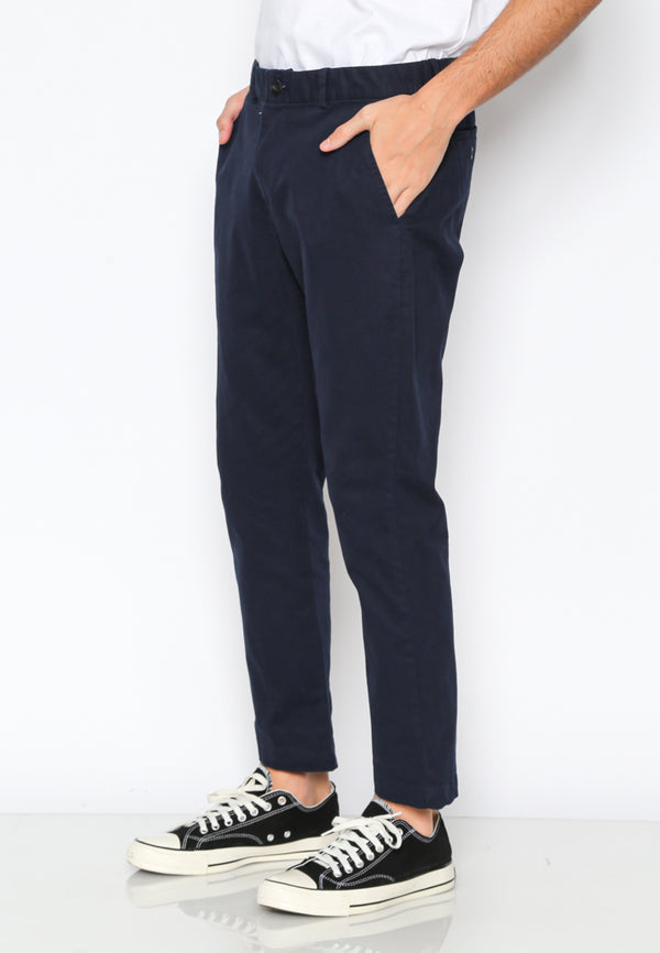 Navy Fashion Slim Fit Chinos